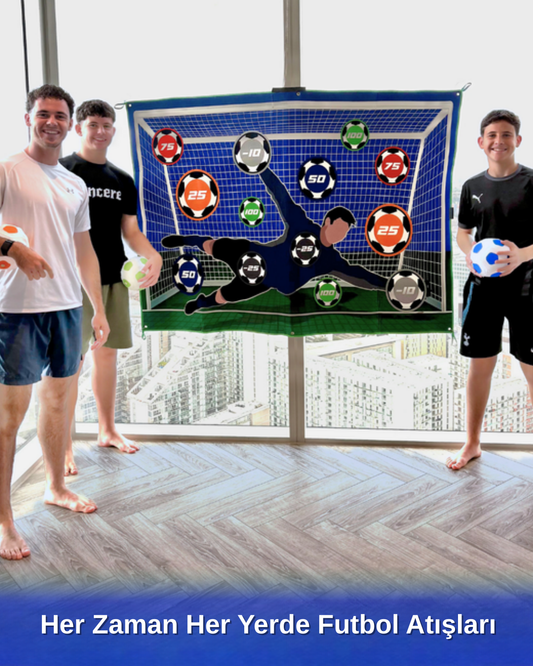 Cırtlı Futbol Topu ve Kale Vur Yapıştır Oyunu